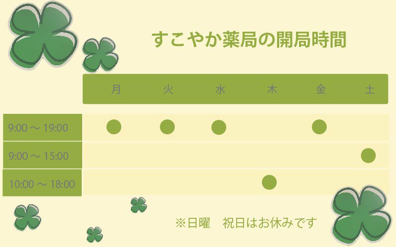 阪急神崎川駅すぐすこやか薬局開局時間